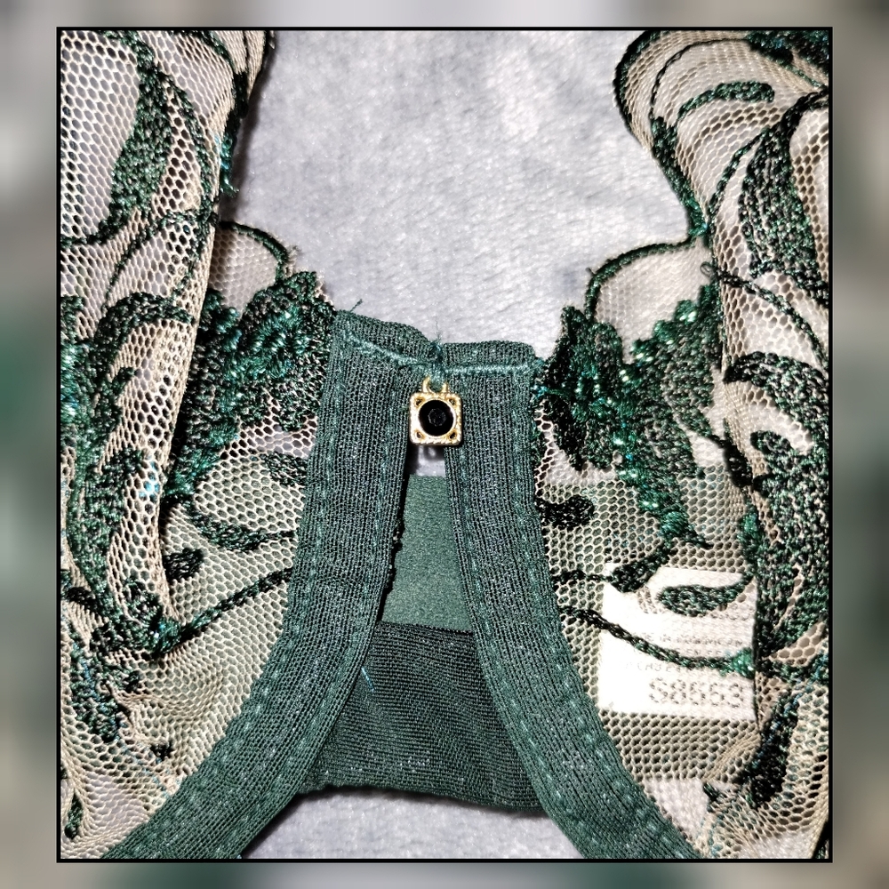 Wacoal Dramatic Interlude Underwire Lace Bra 34d … - image 3